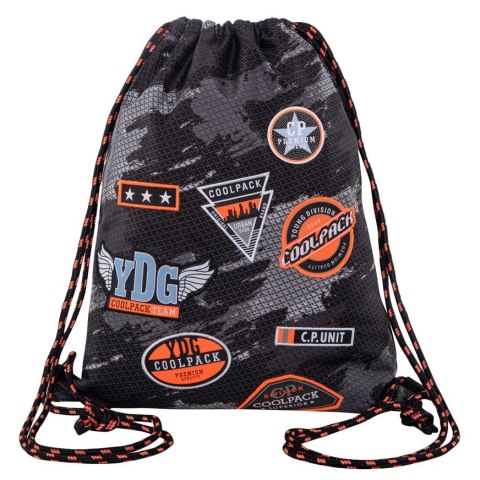 COOLPACK - SPRINT - WOREK SPORTOWY - BLACK (BADGES B) * COOLPACK - SPRINT - WOREK SPORTOWY - BLACK (BADGES B) *