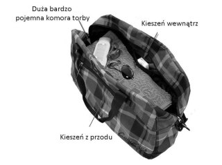 COOLPACK - SUNBURST - TORBA PLAŻOWA / SPORTOWA - Rubin