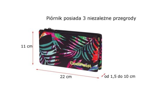 COOLPACK - TRIO - SASZETKA POTRÓJNA - Tropical island - prostokątna COOLPACK - TRIO - SASZETKA POTRÓJNA - Tropical island - prostokątna
