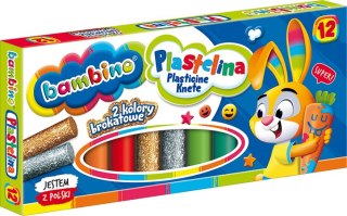 Plastelina 12 kolorów 15 g ZWIERZAKI UCZNIAKI