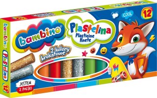 Plastelina 12 kolorów 15 g ZWIERZAKI UCZNIAKI