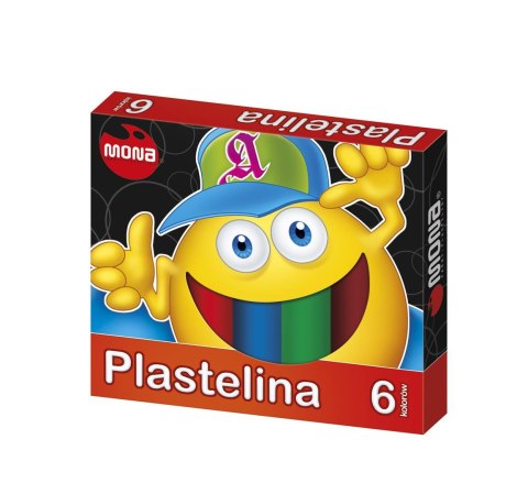 Plastelina 6 kolorów 15 g Plastelina 6 kolorów 15 g