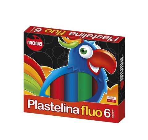 Plastelina fluo 6 kolorów 15 g Plastelina fluo 6 kolorów 15 g
