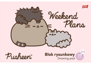Blok rysunkowy A4 20 kartek okładka kredowana 80 g/m2 PUSHEEN