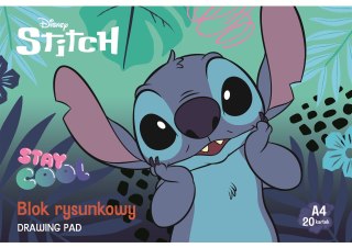Blok rysunkowy A4 20 kartek okładka kredowana 80 g/m2 STITCH