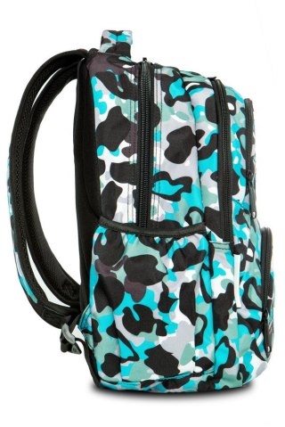 COOLPACK - DART L - PLECAK MŁODZIEZOWY - CAMO BLUE (BADGES)