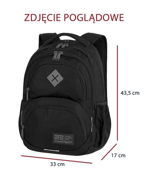 COOLPACK - DART L - PLECAK MŁODZIEZOWY - DENIM (BADGES) * COOLPACK - DART L - PLECAK MŁODZIEZOWY - DENIM (BADGES) *