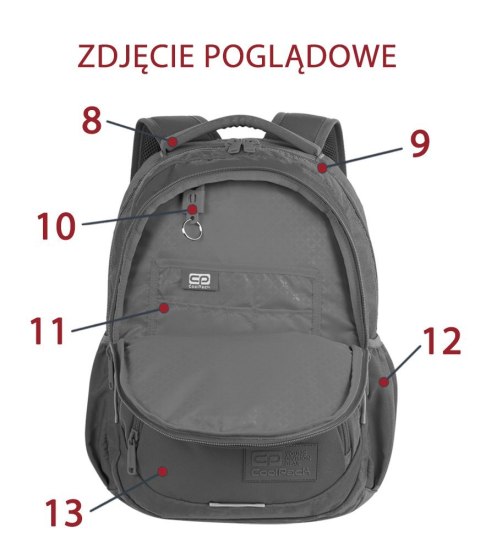 COOLPACK - DART L - PLECAK MŁODZIEZOWY - DENIM (BADGES) * COOLPACK - DART L - PLECAK MŁODZIEZOWY - DENIM (BADGES) *