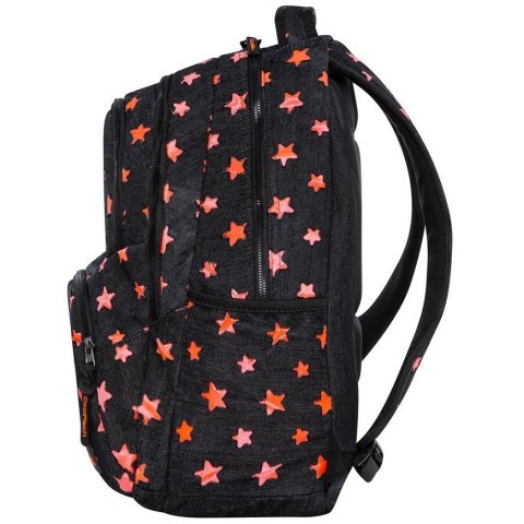COOLPACK - DART - PLECAK MŁODZIEŻOWY - DENIM ORANGE STARS COOLPACK - DART - PLECAK MŁODZIEŻOWY - DENIM ORANGE STARS
