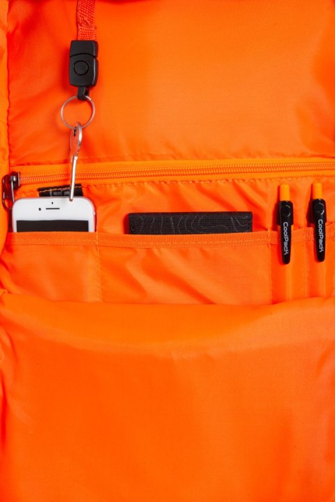 COOLPACK - DART - PLECAK MŁODZIEŻOWY - DENIM ORANGE STARS COOLPACK - DART - PLECAK MŁODZIEŻOWY - DENIM ORANGE STARS