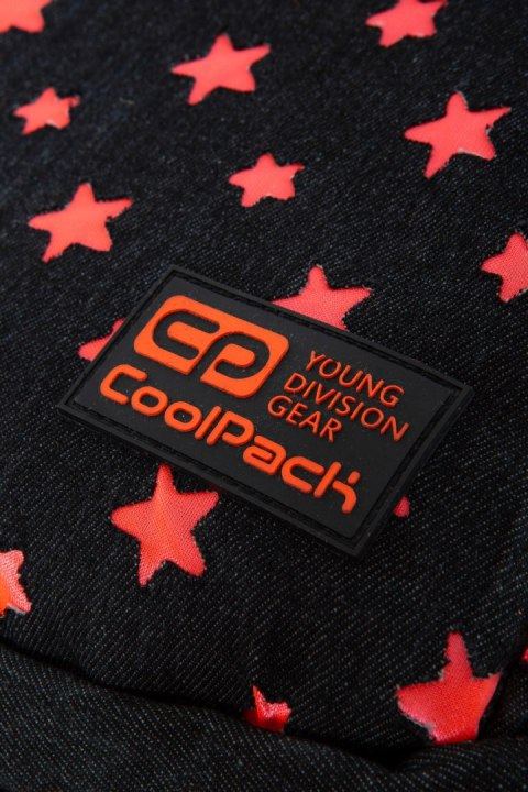 COOLPACK - DART - PLECAK MŁODZIEŻOWY - DENIM ORANGE STARS COOLPACK - DART - PLECAK MŁODZIEŻOWY - DENIM ORANGE STARS