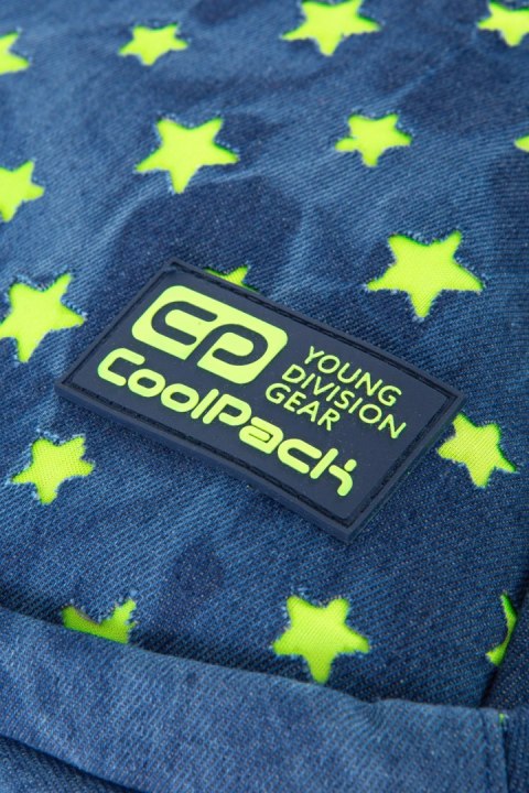 COOLPACK - DART - PLECAK MŁODZIEŻOWY - DENIM YELLOW STARS * COOLPACK - DART - PLECAK MŁODZIEŻOWY - DENIM YELLOW STARS *