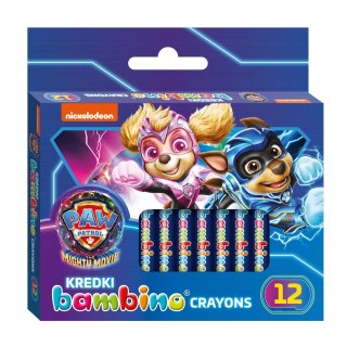 Kredki BAMBINO 12 kolorów PSI PATROL