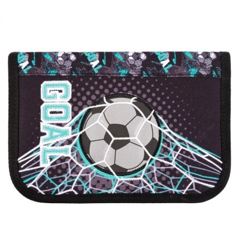 Piórnik dwuklapkowy bez wyposażenia GOAL Piórnik dwuklapkowy bez wyposażenia GOAL