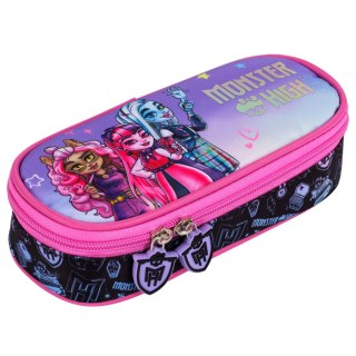 Piórnik saszetka usztywniona z wewnętrzną klapką MONSTER HIGH