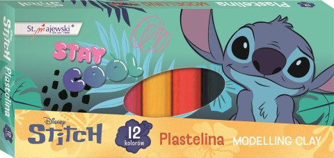 Plastelina 12 kolorów 15 g STITCH Plastelina 12 kolorów 15 g STITCH