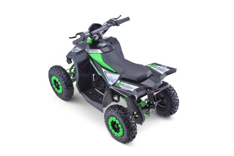 Quad HIPERFECT na akumulator Zielony 35km/h + Silnik bezszczotkowy 1000W + Koła pompowane + Regulacja siedzenia Quad HIPERFECT na akumulator Zielony 35km/h + Silnik bezszczotkowy 1000W + Koła pompowane + Regulacja siedzenia