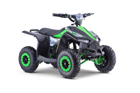 Quad HIPERFECT na akumulator Zielony 35km/h + Silnik bezszczotkowy 1000W + Koła pompowane + Regulacja siedzenia Quad HIPERFECT na akumulator Zielony 35km/h + Silnik bezszczotkowy 1000W + Koła pompowane + Regulacja siedzenia