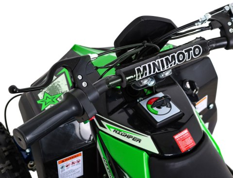 Quad HIPERFECT na akumulator Zielony 35km/h + Silnik bezszczotkowy 1000W + Koła pompowane + Regulacja siedzenia Quad HIPERFECT na akumulator Zielony 35km/h + Silnik bezszczotkowy 1000W + Koła pompowane + Regulacja siedzenia