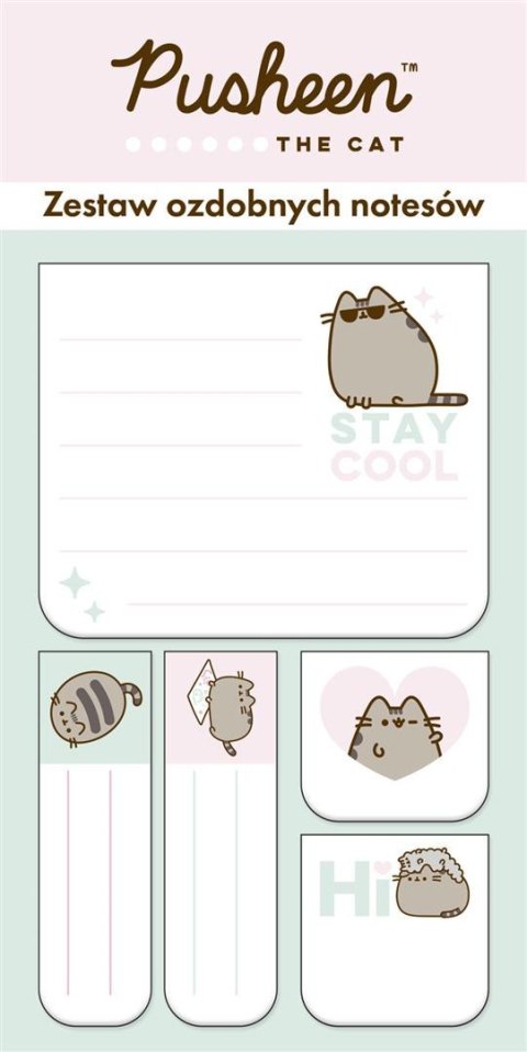 Zestaw 5 notesów ozdobnych 5 elementy PUSHEEN Zestaw 5 notesów ozdobnych 5 elementy PUSHEEN