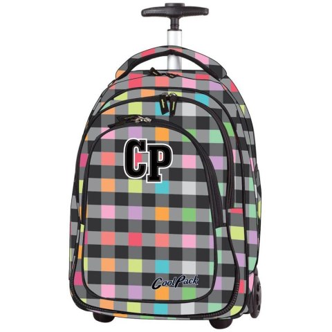 COOLPACK - TARGET - PLECAK MŁODZIEŻOWY NA KÓŁKACH - Pastel check COOLPACK - TARGET - PLECAK MŁODZIEŻOWY NA KÓŁKACH - Pastel check