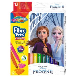 DISNEY COLORINO - FLAMASTRY 12 KOL - FROZEN