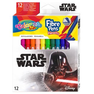 DISNEY COLORINO - FLAMASTRY 12 KOL - STAR WARS