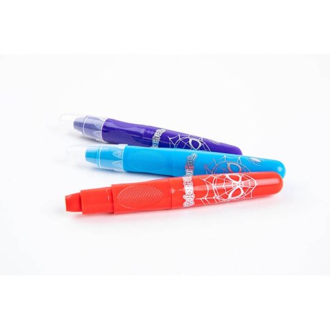 DISNEY COLORINO - KREDKI ŚWIECOWE ŻELOWE W SZTYFCIE 12 KOL - SPIDERMAN/ DISNEY COLORINO - KREDKI ŚWIECOWE ŻELOWE W SZTYFCIE 12 KOL - SPIDERMAN/