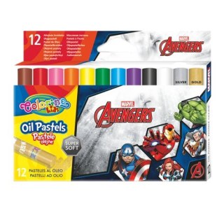 DISNEY COLORINO - PASTELE OLEJNE 12 KOL. / AVENGERS / /12/