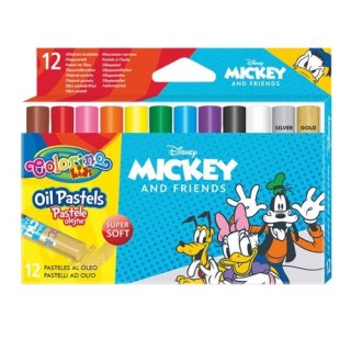 DISNEY COLORINO - PASTELE OLEJNE 12 KOL. / MICKEY / /12/