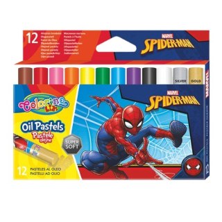 DISNEY COLORINO - PASTELE OLEJNE 12 KOL. / SPIDERMAN / /12/