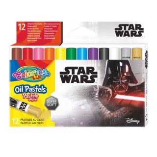 DISNEY COLORINO - PASTELE OLEJNE 12 KOL. / STAR WARS / /12/