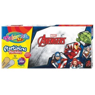 DISNEY COLORINO - PLASTELINA 12 KOL. / AVENGERS / /6/