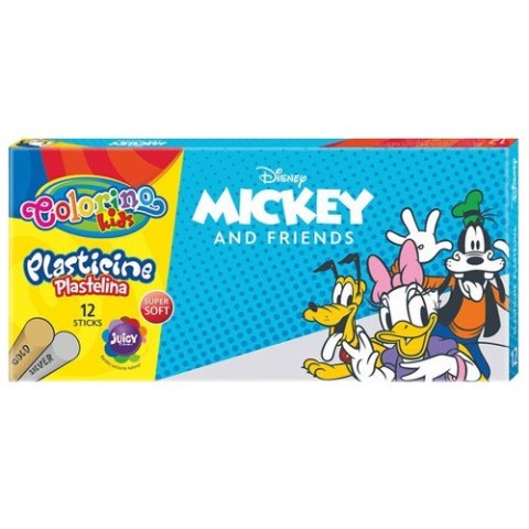 DISNEY COLORINO - PLASTELINA 12 KOL. / MICKEY / /6/ DISNEY COLORINO - PLASTELINA 12 KOL. / MICKEY / /6/