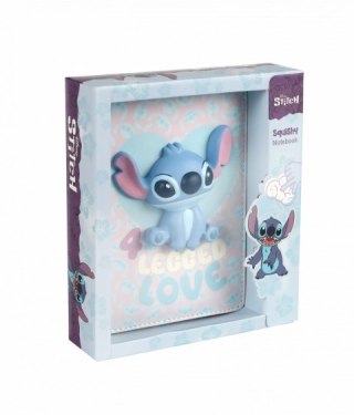 DISNEY FASHION - NOTES B6 / 100 K. /SQUISHY 3D / - WZÓR 1 - STITCH PASTEL