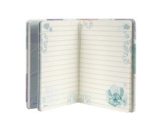 DISNEY FASHION - NOTES B6 / 100 K. /SQUISHY 3D / - WZÓR 1 - STITCH PASTEL