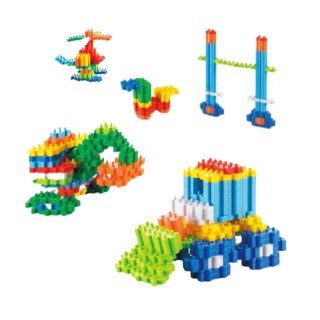 Zestaw Edukacyjnych Klocków Konstrukcyjnych Inteligentne Puzzle