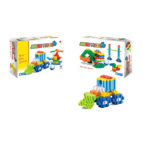 Zestaw Edukacyjnych Klocków Konstrukcyjnych Inteligentne Puzzle