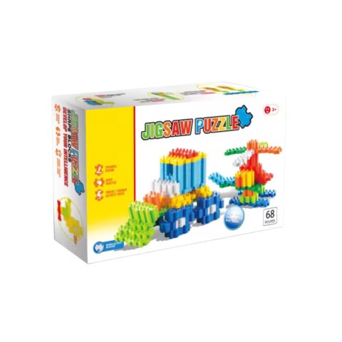 Zestaw Edukacyjnych Klocków Konstrukcyjnych Inteligentne Puzzle