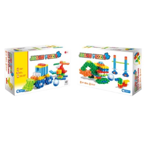 Zestaw Edukacyjnych Klocków Konstrukcyjnych Inteligentne Puzzle