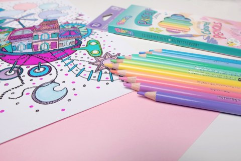 Colorino pastel kredki ołówkowe okrągłe 10 kolorów Colorino pastel kredki ołówkowe okrągłe 10 kolorów