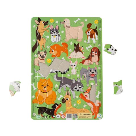 Puzzle ramkowe Psy 300219 Puzzle ramkowe Psy 300219