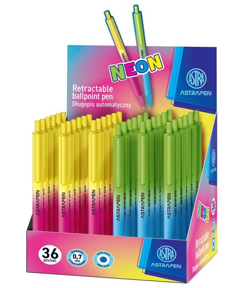 Długopis automatyczny soft touch ASTRAPEN Gradient NEONmania - 1 szt Długopis automatyczny soft touch ASTRAPEN Gradient NEONmania - 1 szt