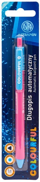 Długopis automatyczny trójkątny 0,6 mm ASTRAPEN Fusion Colorful - 1 szt.