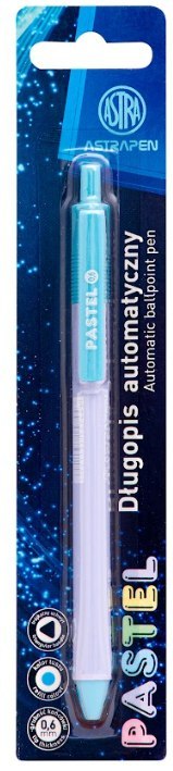 Długopis automatyczny trójkątny 0,6 mm ASTRAPEN Fusion Pastel - 1 szt