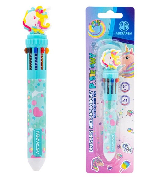 Długopis wielokolorowy 10w1 0,7 mm ASTRAPEN Unicorn - 1 szt. blister Długopis wielokolorowy 10w1 0,7 mm ASTRAPEN Unicorn - 1 szt. blister