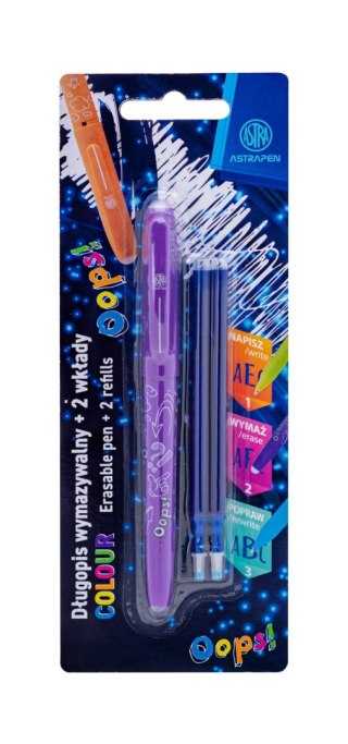 Długopis wymazywalny 0,6 mm ASTRAPEN OOPS