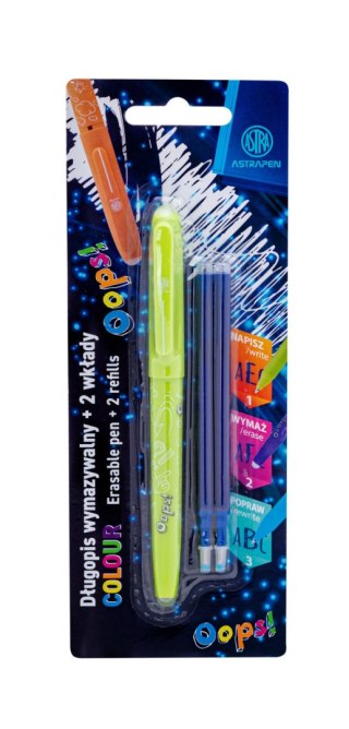 Długopis wymazywalny 0,6 mm ASTRAPEN OOPS