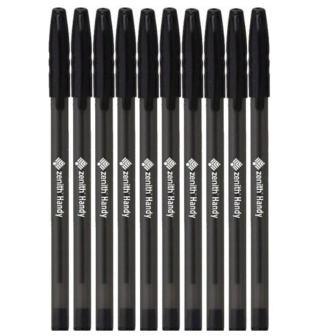 Długopis ze skuwką 0,7 mm ZENITH Handy czarny - 10 szt. opp bag Długopis ze skuwką 0,7 mm ZENITH Handy czarny - 10 szt. opp bag