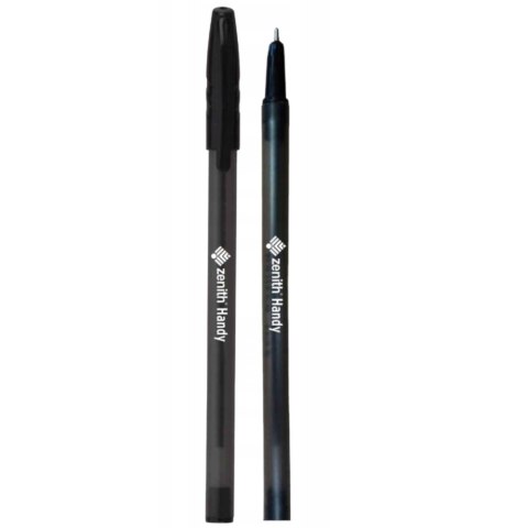 Długopis ze skuwką 0,7 mm ZENITH Handy czarny - 10 szt. opp bag Długopis ze skuwką 0,7 mm ZENITH Handy czarny - 10 szt. opp bag